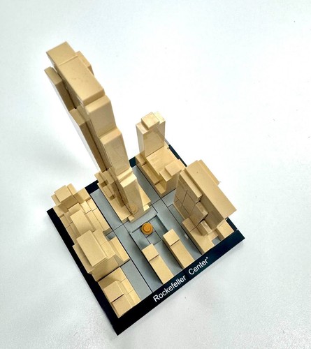 Lego architecture rockefeller - lego, architecture: